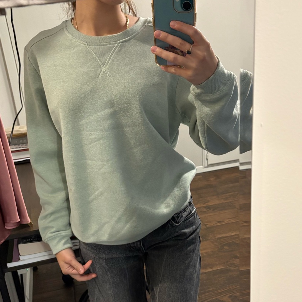 Karen Scott Light Green Pullover